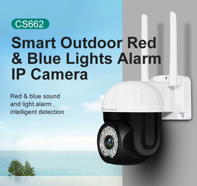 VSTARCAM smart κάμερα CS662, 3MP, WiFi, PTZ, SD, IP66 - Image 2
