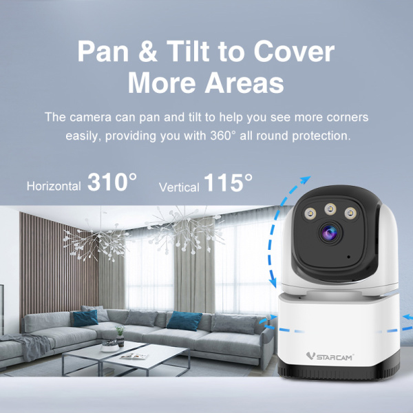 Alternative view of VSTARCAM smart κάμερα CS995, 3MP, WiFi, PTZ, SD