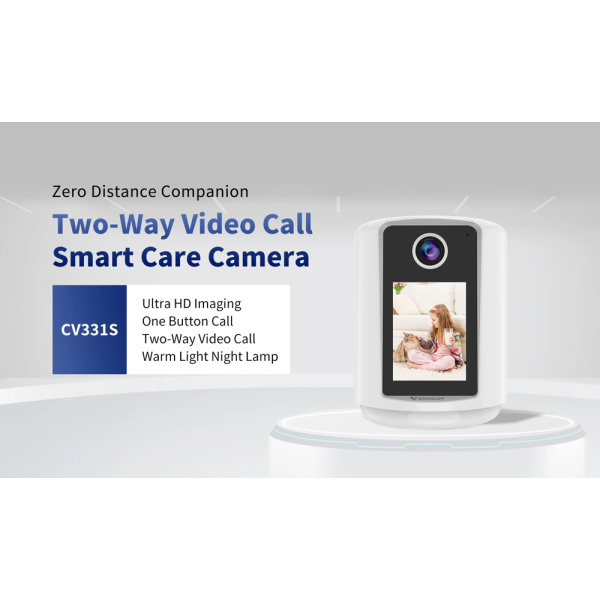 Alternative view of VSTARCAM smart κάμερα CV331S με οθόνη, 3MP, WiFi, 2000mAh, SD