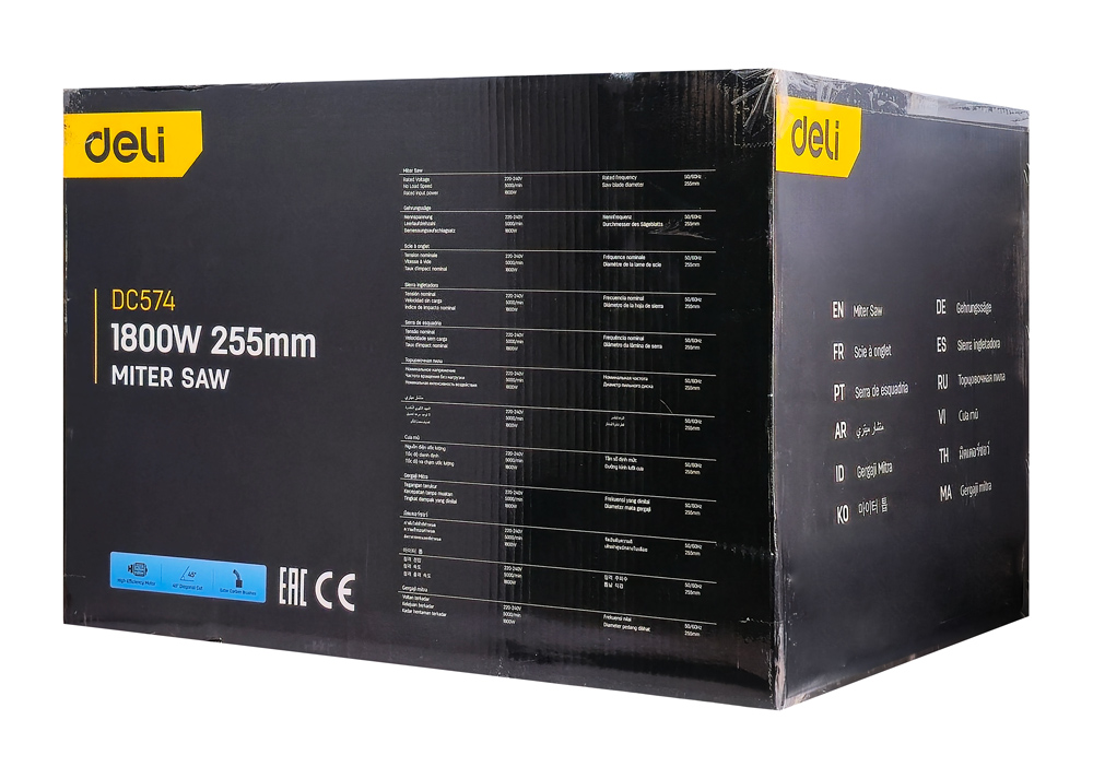 DELI φαλτσοπρίονο ρεύματος DC574, 1800W - Image 4
