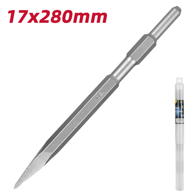 DELI βελόνι DH-HJZ017-E1 για κρουστικό δράπανο, εξάγωνο, 280mm - Image 2