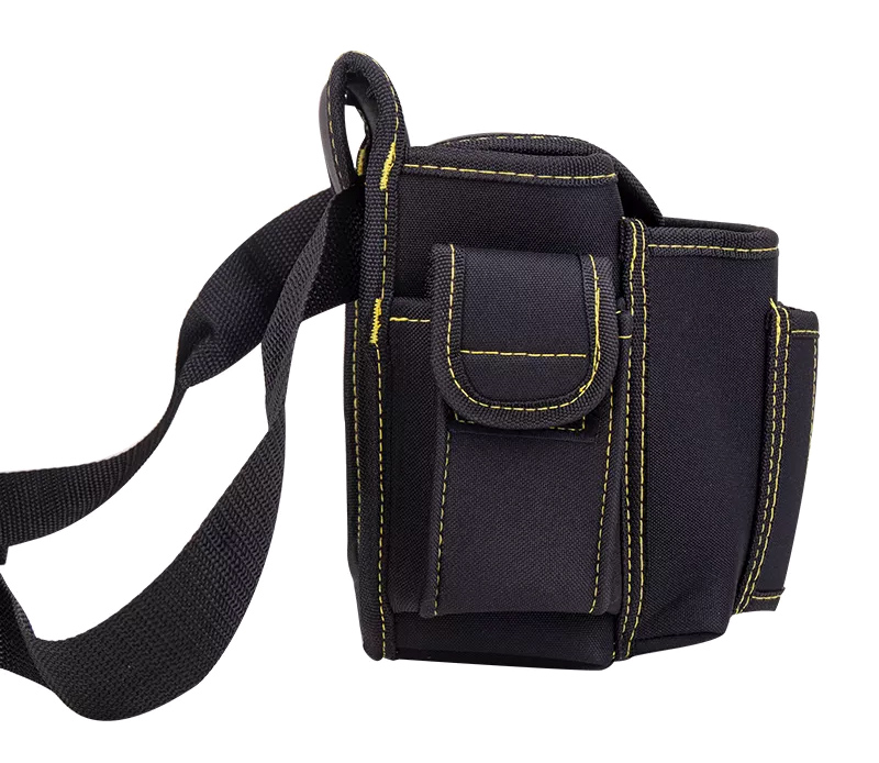 DELI εργαλειοθήκη μέσης DL-P4, υφασμάτινη, 22x14x20cm, μαύρη - Image 4