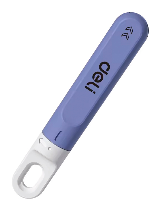 DELI κοπίδι DL412C, περιστροφικό άνοιγμα, πλαστικό, 10mm, μπλε - Image 2
