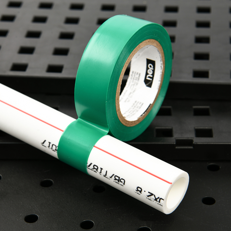 DELI μονωτική ταινία υψηλής αντοχής DL5266, 18mm x 9.15m, πράσινη - Image 2