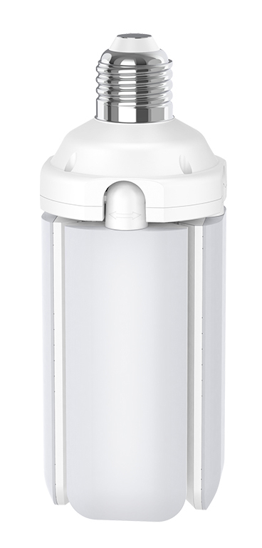 POWERTECH LED λάμπα E27-018, 4x αναδιπλούμενα πτερύγια, 52W, 4000K, E27 - Image 3