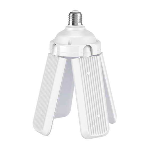 Alternative view of POWERTECH LED λάμπα E27-018, 4x αναδιπλούμενα πτερύγια, 52W, 4000K, E27