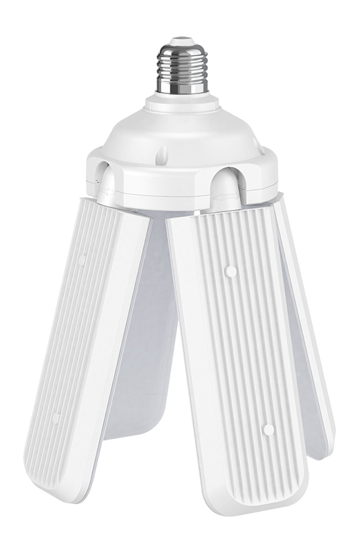 POWERTECH LED λάμπα E27-018, 4x αναδιπλούμενα πτερύγια, 52W, 4000K, E27 - Image 2