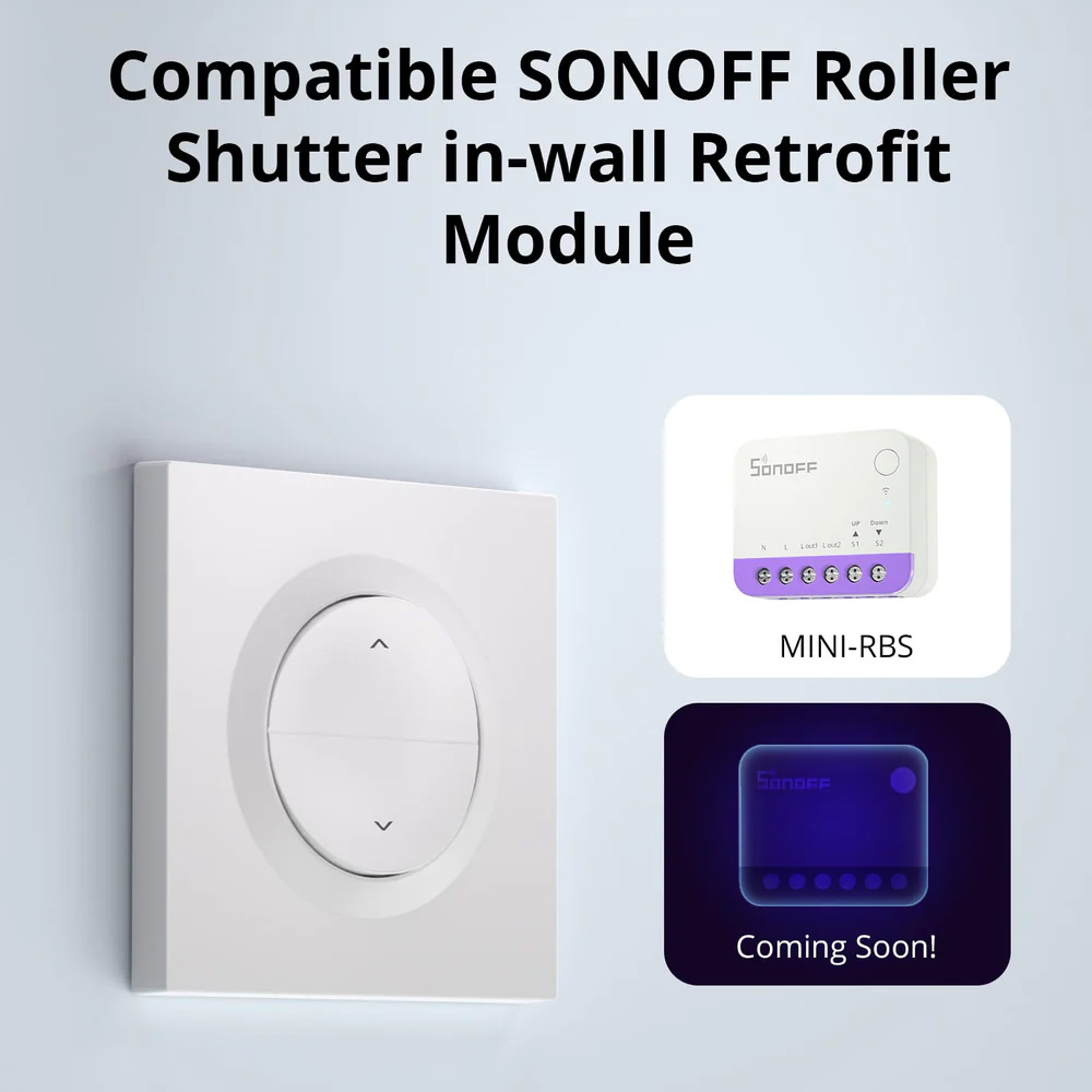 SONOFF θήκη για smart διακόπτη ERBS, πλαστική, λευκή - Image 4
