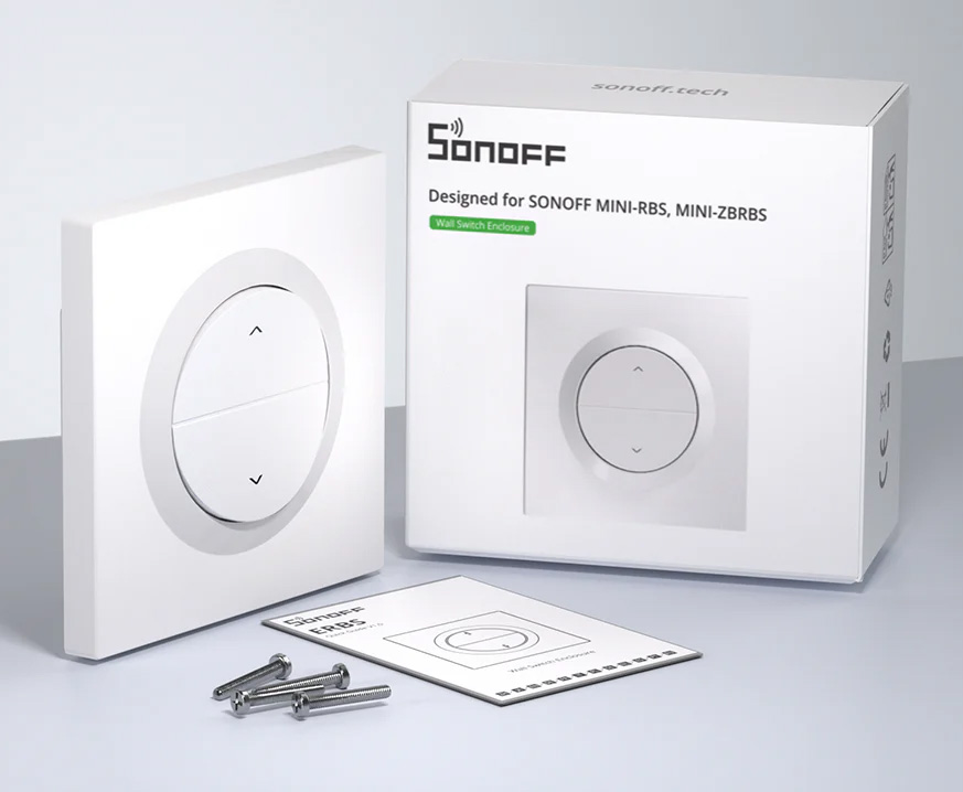 SONOFF θήκη για smart διακόπτη ERBS, πλαστική, λευκή - Image 5