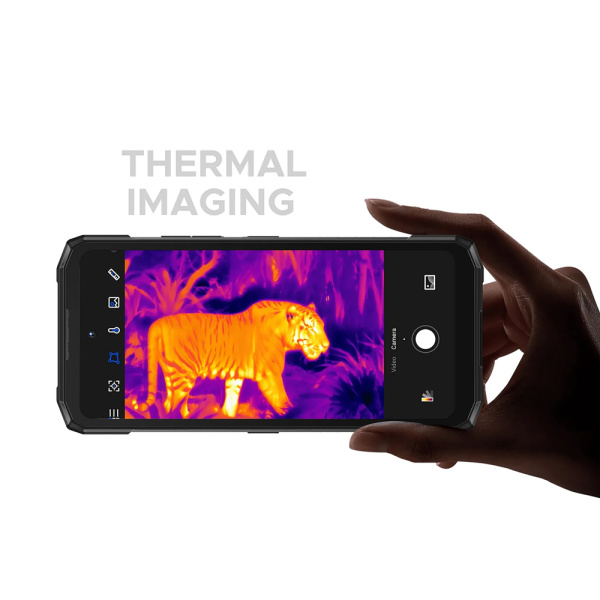 Alternative view of DOOGEE smartphone Fire 6, 6.56", 6/256GB, 10400mAh, IP68/IP69K, μαύρο