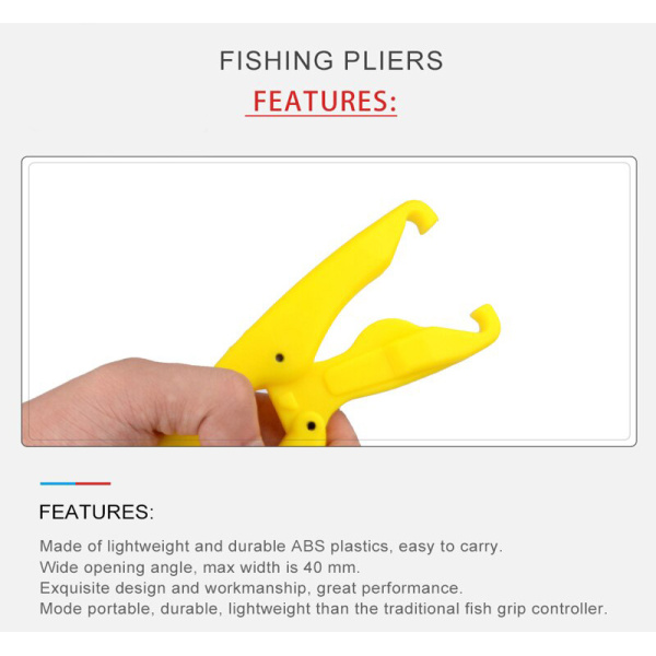Alternative view of Fish gripper χεριού FISH-0023, ABS, κίτρινο