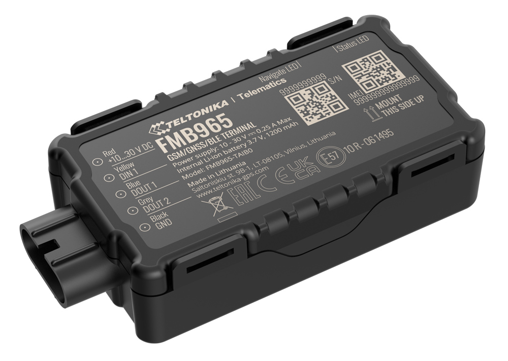 TELTONIKA GPS Tracker για μηχανές FMB965, GSM/GPRS/GNSS, Bluetooth - Image 3