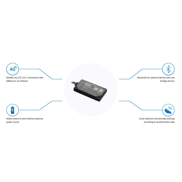 Alternative view of TELTONIKA GPS tracker αυτοκινήτου FMC920, 4G/GSM/GPRS/GNSS, Bluetooth