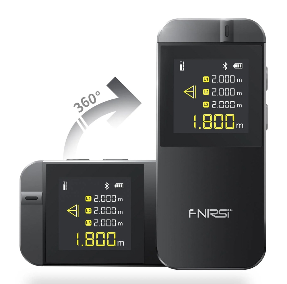 FNIRSI laser μετρητής απόστασης IR40, επαναφορτιζόμενος, 40m - Image 6