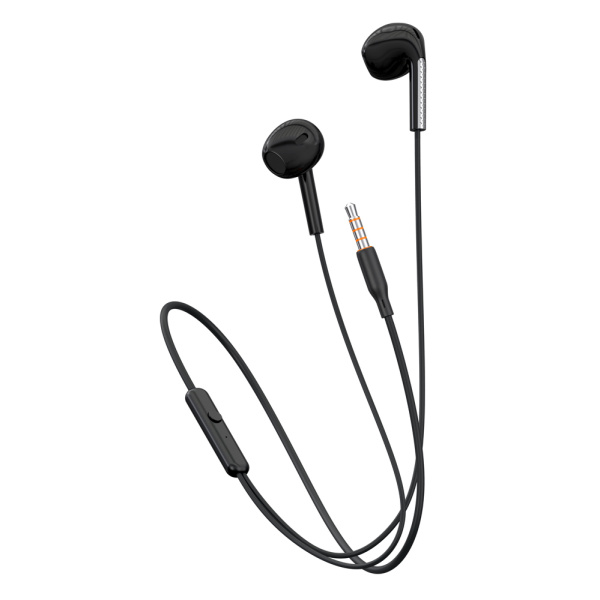 Alternative view of CELEBRAT earphones με μικρόφωνο G28, 3.5mm σύνδεση, Φ10mm, 1.2m, μαύρα