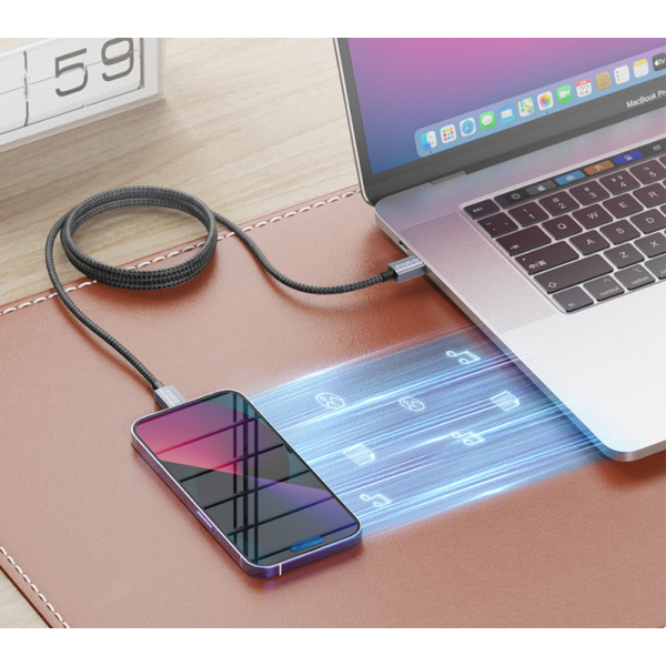 Alternative view of ORICO καλώδιο Lightning σε USB GQA12, 2.4A, 480Mbps, 1m, μαύρο