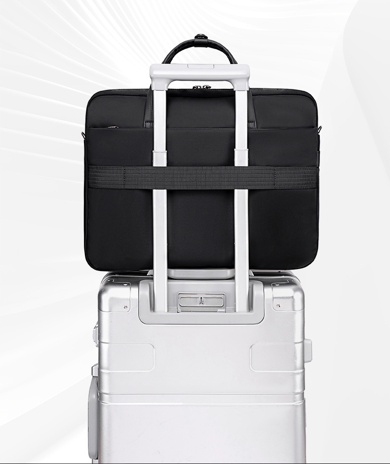 ARCTIC HUNTER τσάντα ώμου GWB00848 με θήκη laptop 15.6", 9L, μαύρη - Image 5