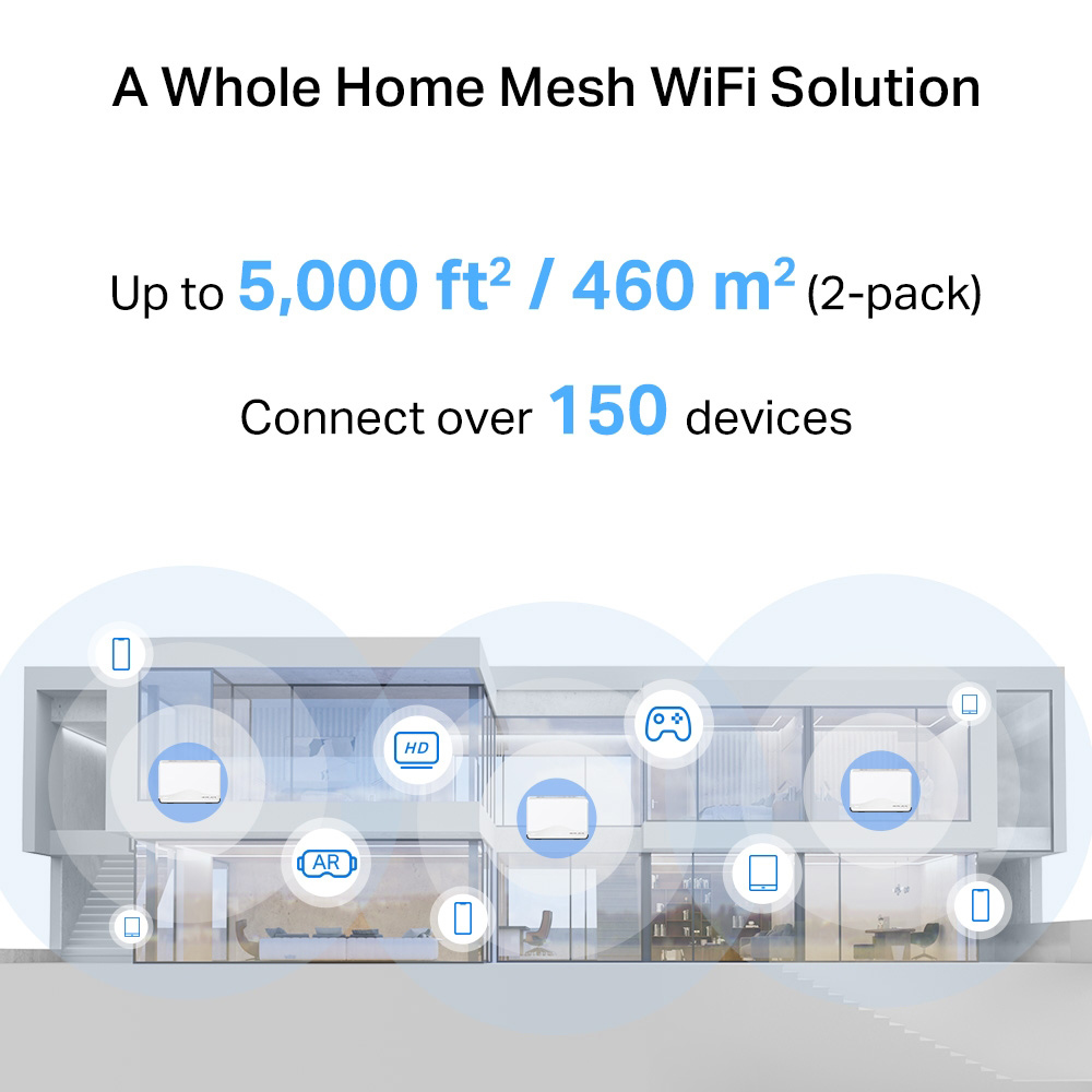 MERCUSYS Whole Home Mesh Wi-Fi 7 System Halo H27BE, 3.6Gbps Dual Band, 2τμχ, V.1.0 - Image 5
