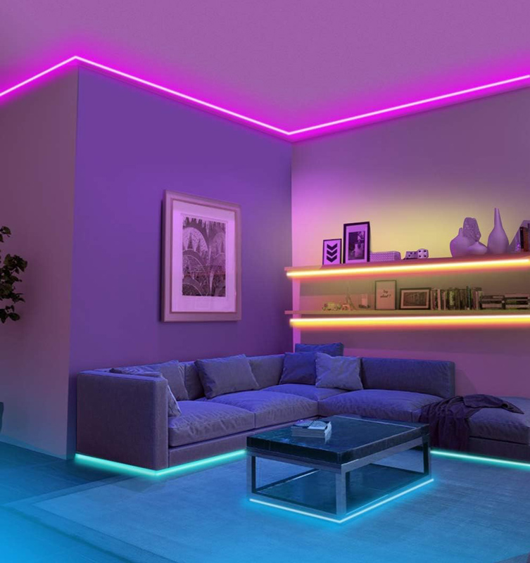 POWERTECH smart LED καλωδιοταινία HLL-0132, RGB, IP44, Bluetooth, 15m - Image 2