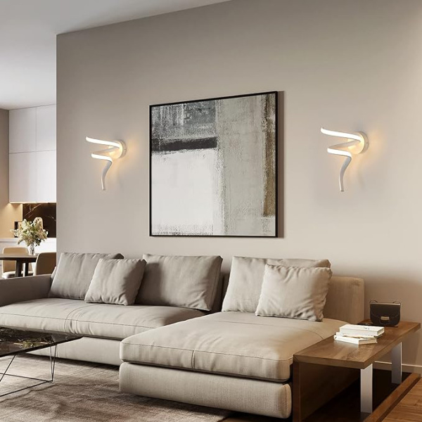 Alternative view of POWERTECH LED φωτιστικό τοίχου HLL-0169, 12W, 4000K, 960lm, λευκό