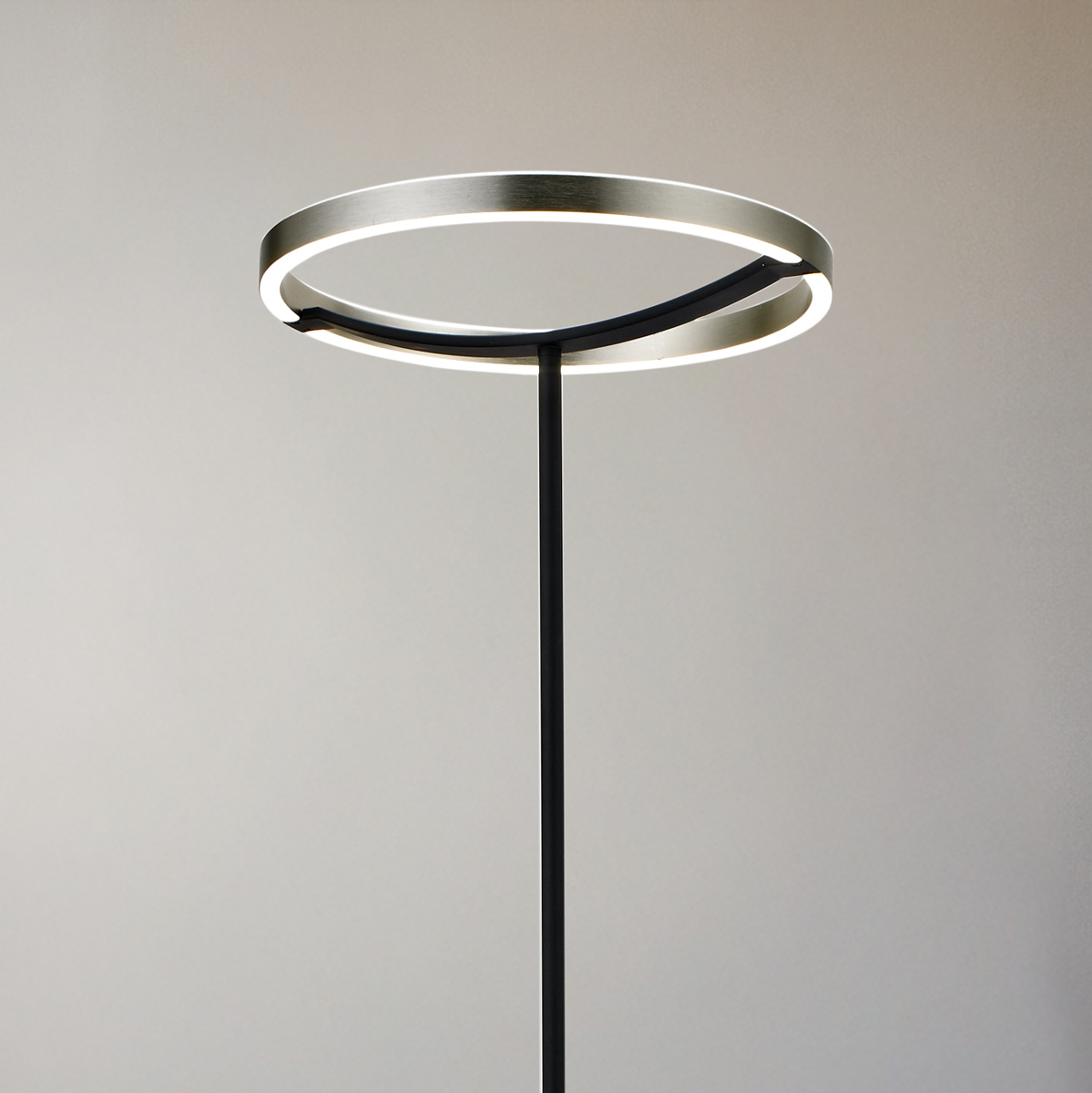 POWERTECH LED φωτιστικό δαπέδου HLL-0204, 42W, 4000K, Φ38x157cm, ασημί/μαύρο - Image 2