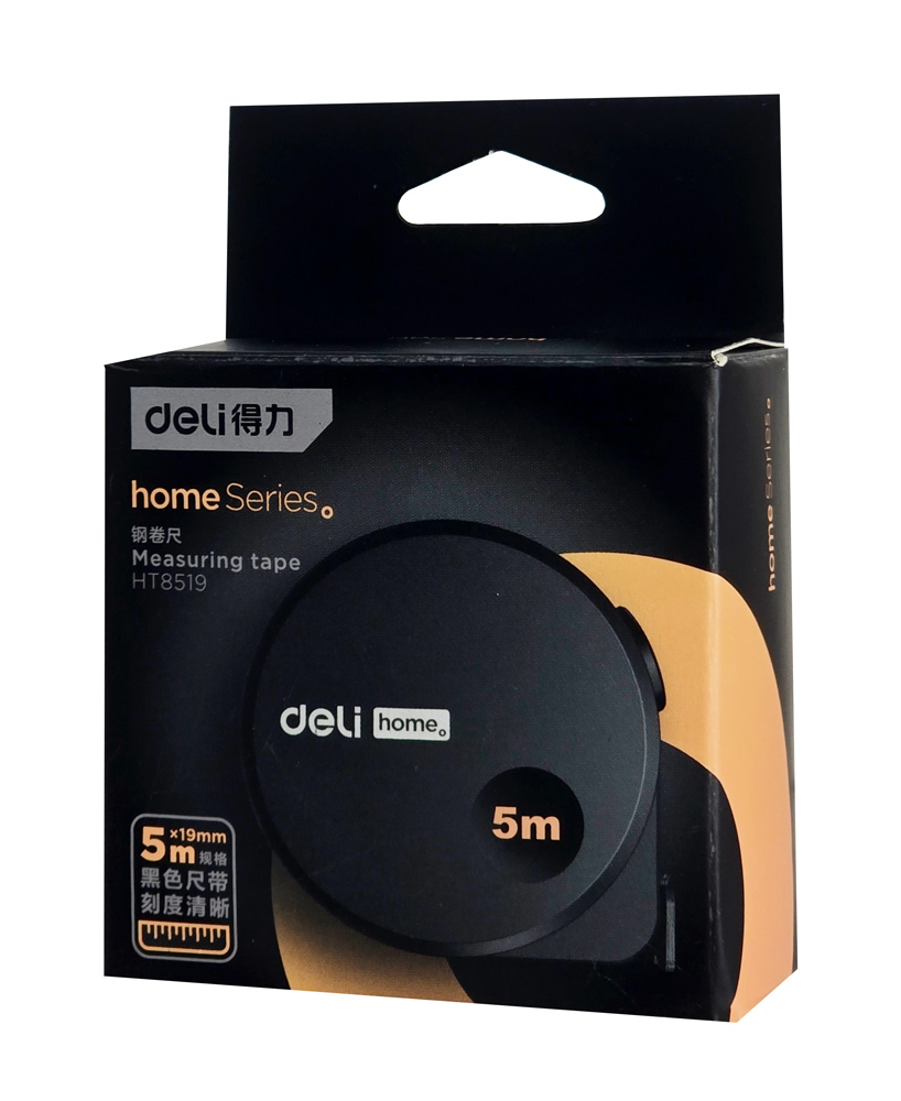 DELI μέτρο HT8519 με αυτόματη επαναφορά & κλείδωμα, 19mm x 5m - Image 5