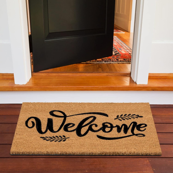 Alternative view of HOME USE πατάκι εισόδου HUH-0204, αντιολισθητικό, 60x40cm, 8mm πάχος, καφέ
