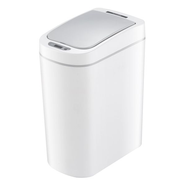 HOME USE κάδος απορριμμάτων HUH-0255 με φωτοκύτταρο, 7lt, λευκός