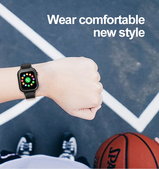 INTIME GPS smartwatch για παιδιά IT-062, 1.85", κάμερα, 4G, IPX7, μπλε - Image 2