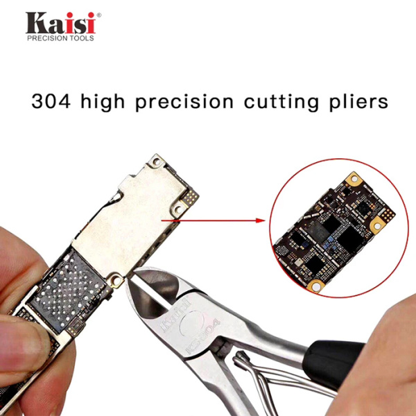 Alternative view of KAISI πλαγιοκόφτης K-304 με αντιολισθητικές λαβές, 13cm