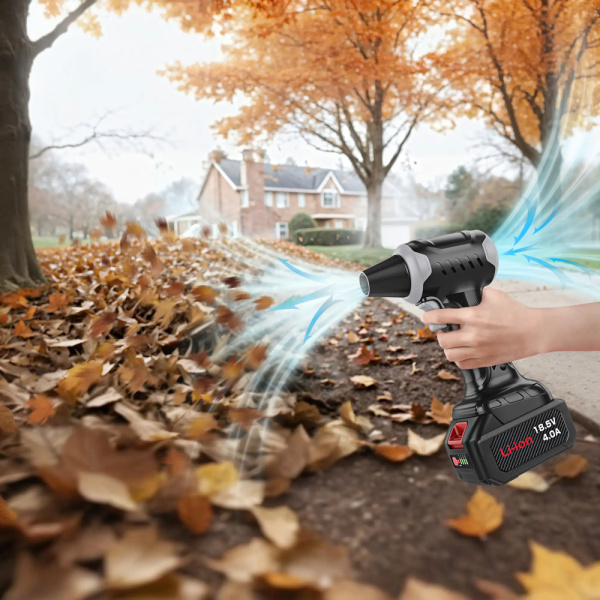 Alternative view of KINZIR ηλεκτρικό air duster AD47, 400W, 10000mAh, μαύρο