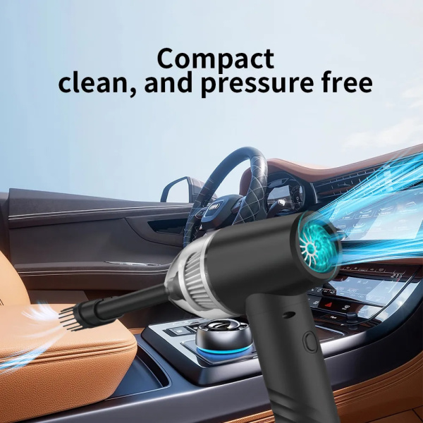 Alternative view of KINZIR 2 σε 1 σκουπάκι χειρός & air duster VC43, 70W, 6000mAh, μαύρο