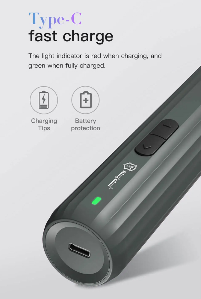 KINGSDUN σετ ηλεκτρικό κατσαβίδι KS-882042 με LED φακό, 2000mAh, 35 σε 1 - Image 6