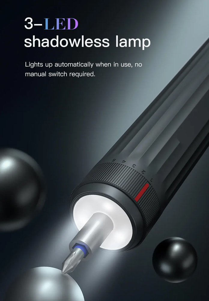 KINGSDUN σετ ηλεκτρικό κατσαβίδι KS-882042 με LED φακό, 2000mAh, 35 σε 1 - Image 7