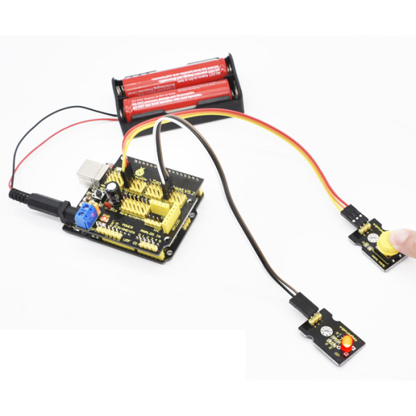 Alternative view of KEYESTUDIO sensor shield V5 KS0004, συμβατό με Arduino