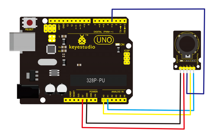 KEYESTUDIO joystick module KS0008, για Arduino - Image 3