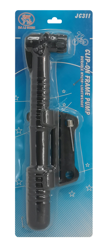 Τρόμπα χειρός ποδηλάτου LXRW1, 23.5cm, μαύρη - Image 3