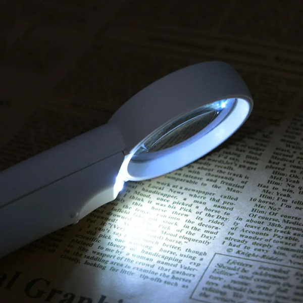 Alternative view of SUNSHINE μεγεθυντικός φακός χειρός MG6B-3 με φωτισμό LED, Φ50mm, 5x