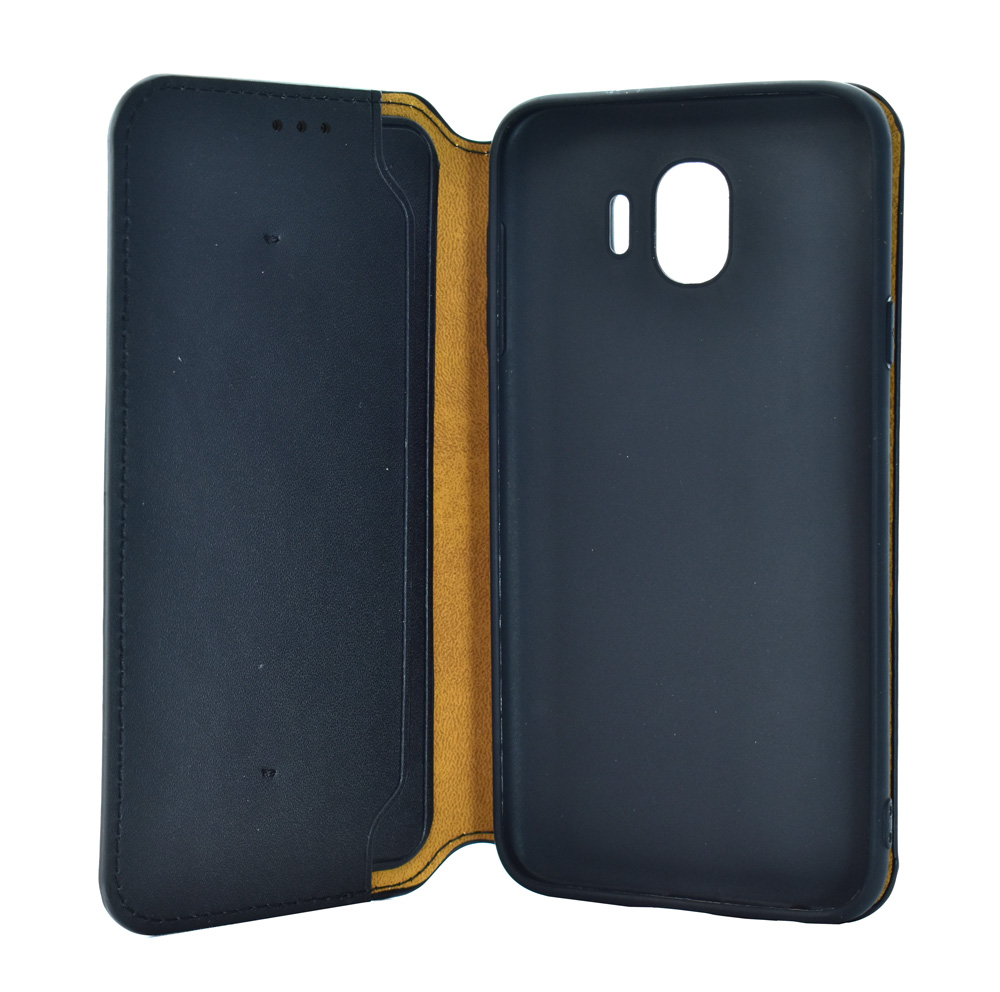 POWERTECH Θήκη Slim Leather για Samsung J4 2018, μαύρη - Image 3