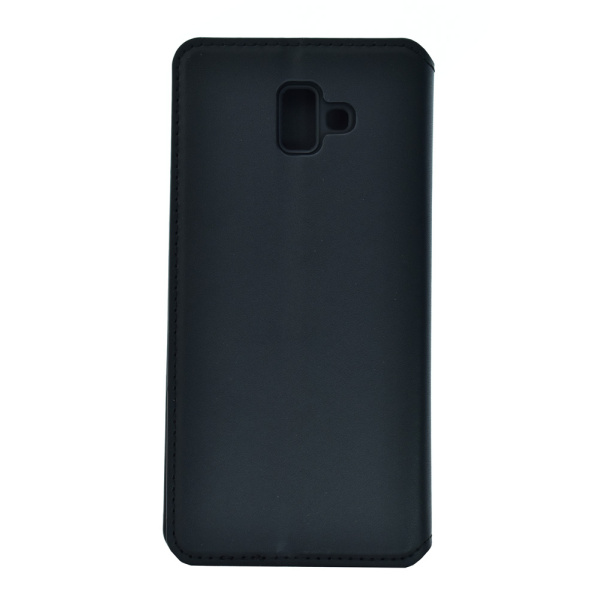 Alternative view of POWERTECH Θήκη Slim Leather για Samsung J6 Plus 2018, μαύρη