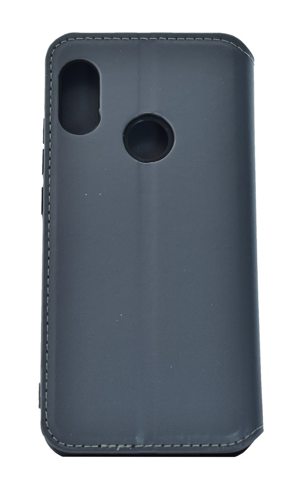 POWERTECH Θήκη Slim Leather για Xiaomi Redmi 6 Pro, γκρι - Image 2