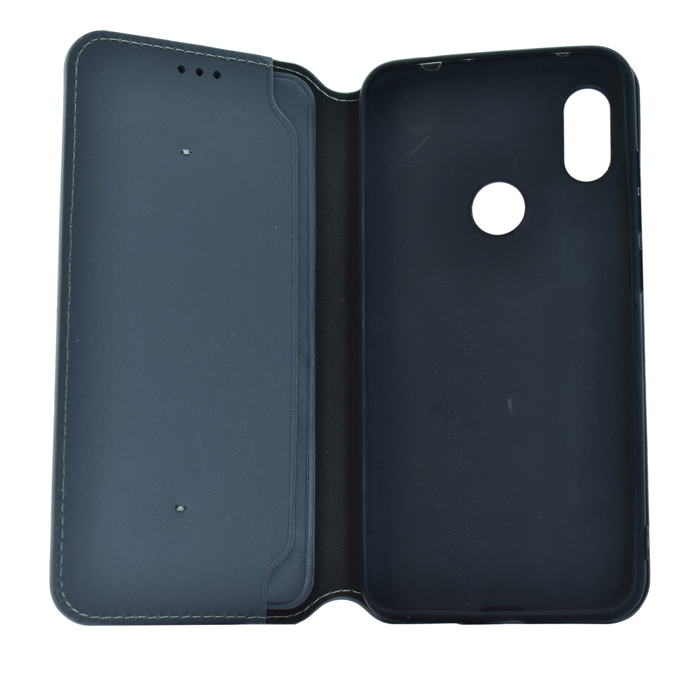 POWERTECH Θήκη Slim Leather για Xiaomi Redmi Note 6, γκρι - Image 3