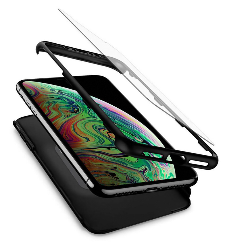 POWERTECH Θήκη Body 360° με Tempered Glass για Xiaomi Redmi Go, μπλε - Image 2