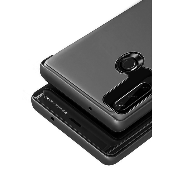 Alternative view of POWERTECH θήκη Clear view MOB-1517, Huawei Y6p, μαύρη