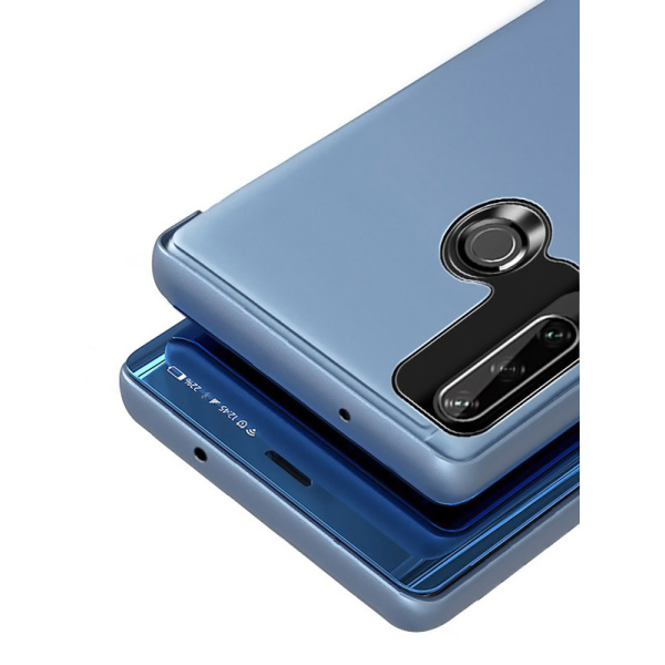 Alternative view of POWERTECH θήκη Clear view MOB-1518, Huawei Y6p, μπλε