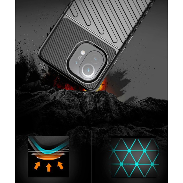 Alternative view of POWERTECH Θήκη Thunder MOB-1637 για Samsung A72 5G, μαύρη