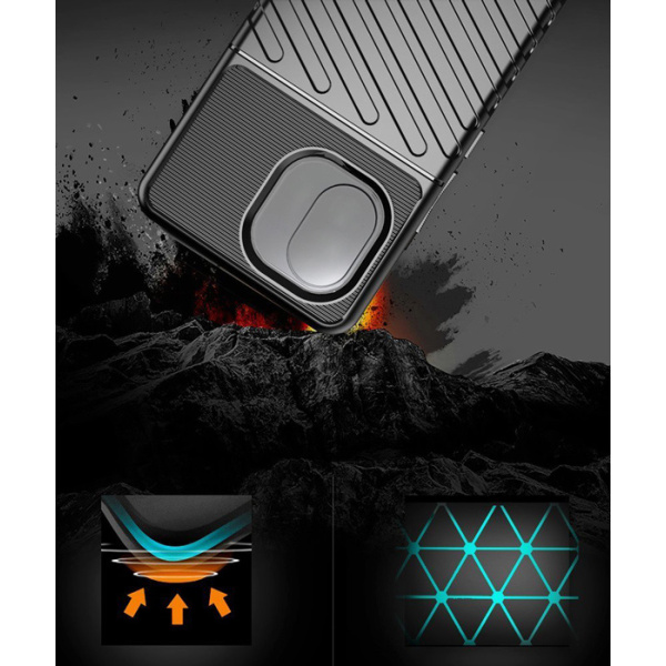 Alternative view of POWERTECH Θήκη Thunder MOB-1924 για iPhone 15 Pro Max, μαύρη