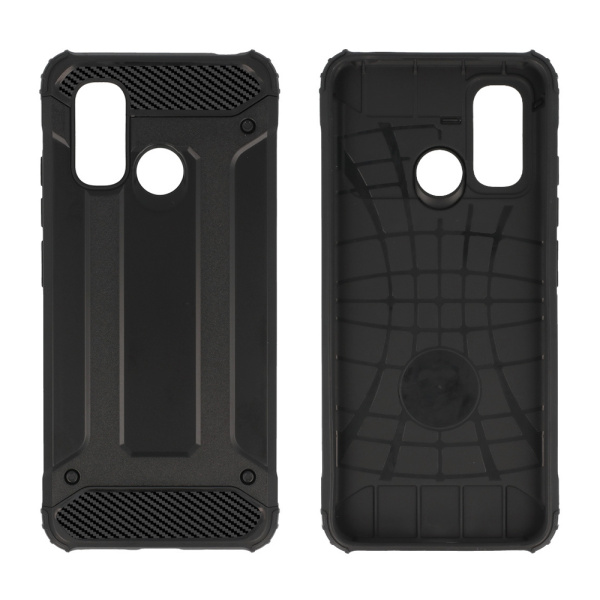 Alternative view of POWERTECH θήκη Armor Carbon MOB-1966 για Xiaomi Redmi 12C/11A, μαύρη