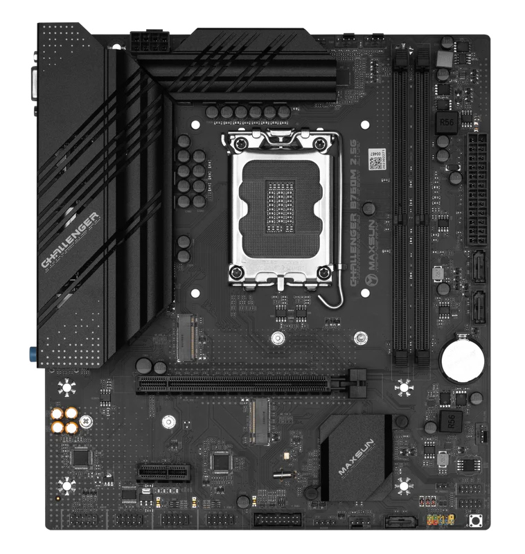 MAXSUN μητρική Challenger B760M 2.5G, 2x DDR4, s1700, USB 3.2, 2.5G LAN, M-ATX - Image 3