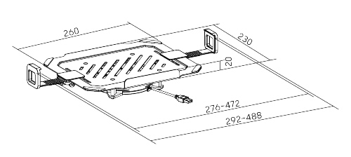 BRATECK βάση & ψύξη laptop NBH-8GL για βάση VESA, RGB, έως 17", μαύρη - Image 6